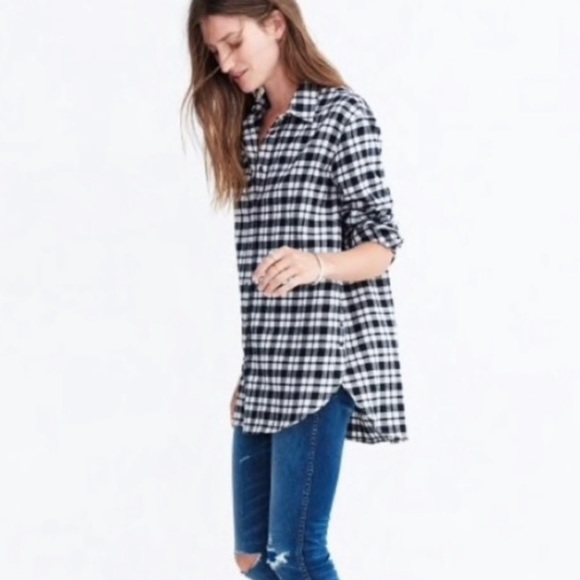 Madewell Flannel Shirt - Picture 2 of 9